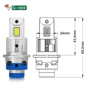 หลอดไฟหน้า LED กันน้ำ10000LM 90W G18D G-VIEW ตามสั่งสี6000K D2ไร้พัดลมสำหรับ A3 X5ระบบไฟอัตโนมัติ <span class=keywords><strong>A4</strong></span> - Product Image 4