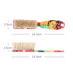 Spazzola per Barba e <span class=keywords><strong>Capelli</strong></span> a Doppia Testa in Crine di Cavallo Personalizzata con Logo, Stile Personalizzato per Uomo - Product Image 3