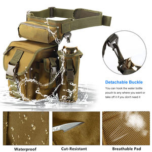 กระเป๋าคาดเอวกันน้ำสำหรับผู้ชาย, กระเป๋าปีนเขากีฬากลางแจ้งตั้งแคมป์พร้อมขวดน้ำกระเป๋าใส่ของสำหรับปีนเขา - Product Image 6