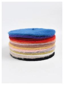 Boina de Punto Jacquard para Mujer, Otoño Invierno, Estilo Coreano, Color Caramelo, Gorra Casual Tipo Pintor - Product Image 6