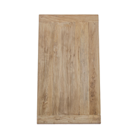 Vente en gros de table à manger rustique vintage en bois recyclé massif en bois d'orme dessus