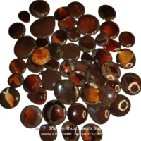 Saphir naturel rond taille brillant, pierre précieuse en vrac, cabochon, opale de feu pour la fabrication de bijoux, colliers, vente en gros, qualité AAA+