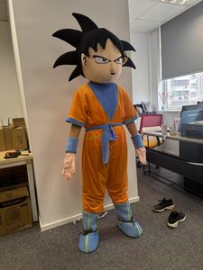 Divertente Costume Mascotte Son Goku Personaggio Cartone Animato Cosplay per Adulti - Product Image 3