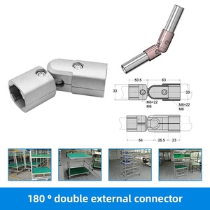 Nạc Ống Doanh ứng dụng công nghiệp mở rộng nhôm ống nối 180 ° Doanh bên ngoài - Product Image 5