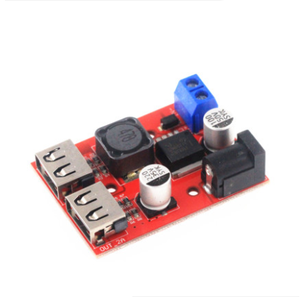 Modul step-down DC-DC pengisian daya kendaraan, regulator tegangan 3A tenaga surya 9V/12V/24V/36V sampai 5V (C6B4) - Product Image 1