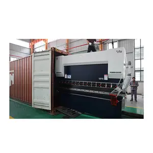 WC67K 125T/3200mm TP10S denetleyicisi ile CNC hidrolik demir çelik sac basın fren bükme makinesi