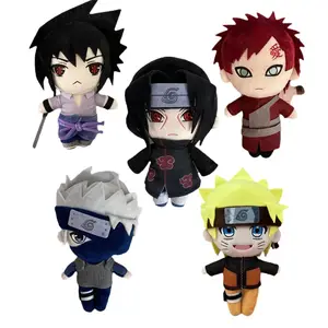 20 см Akatsuki Uchiha Itachi Hatake Kakashi Sasuke Gaara аниме Plushie Kawaii оптовая продажа Мягкая аниме плюшевая игрушка