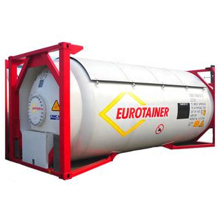 20ft 40ft propano, gas di petrolio liquefatto, dimetil etere, n-butano, isobutano, butene, isobutene, butadiene, ISO serbatoio