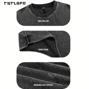 Débardeurs de sport personnalisés pour hommes, T-shirts sans manches, Débardeurs de musculation, Débardeurs effet délavé, T-shirts amples pour la course et la plage - Product Image 4