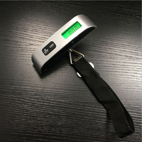 Balance de voyage électronique portable en acier inoxydable avec écran LCD numérique pour bagages et valises