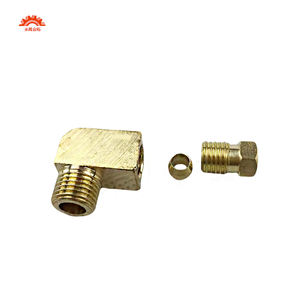 <span class=keywords><strong>PL</strong></span>-418黄铜压力0-1mpa 4毫米软管弯头连接器直角适配器管件接头，用于加工中心润滑 - Product Image 4