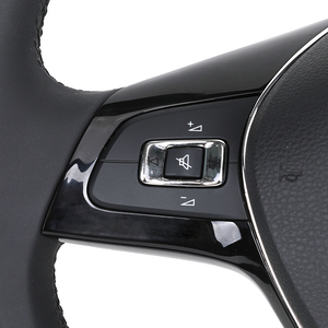 Volante de Cuero Personalizado para Volkswagen <span class=keywords><strong>VW</strong></span> Golf 5 6 7 MK7 <span class=keywords><strong>Polo</strong></span> <span class=keywords><strong>GTI</strong></span> Passat B8 CC Tiguan Jetta Arteon Variant Vento T-Roc - Product Image 3