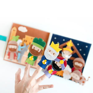 ของเล่นเสริม<span class=keywords><strong>พัฒนาการ</strong></span>เด็กเล็กแบบพกพา  สำหรับเด็กวัยหัดเดิน  ทำจากผ้าสักหลาดนุ่ม  แบบมอนเตสซอรี่  ช่วย<span class=keywords><strong>พัฒนาการ</strong></span>เรียนรู้และประสาทสัมผัส - Product Image 5