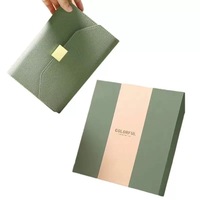 Zeamor 2025 – Ensemble de bloc-notes personnalisable de luxe, rechargeable, à feuilles mobiles, format A5, couverture rigide en cuir, reliure cousue, idéal pour cadeau d'entreprise