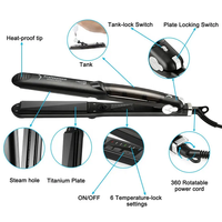 Fers plats à vapeur à affichage Lcd numérique professionnel pour la beauté des cheveux et le fer à friser lisseur Planchas De Cabello