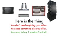 Altavoz Line Array OEM ODM, Altavoz de Rango Completo, Subwoofer Profesional para DJ y Escenario, Woofer, Bajo, Mezclador de Audio Pasivo y Activo, Amplificador