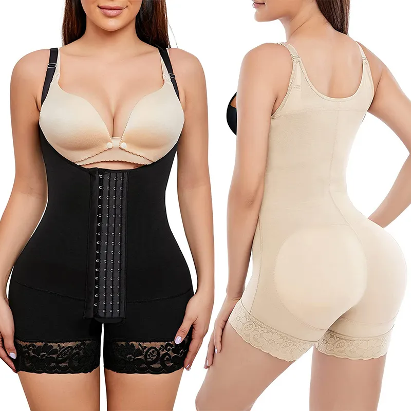 Doktor toptan fajas colombody as tam vücut şekillendirici faja sıkıştırma korse Shapewear zayıflama sonrası Liposuction fajas