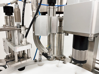 Ligne de production de remplissage de flacons en verre électriques pour produits chimiques, machine de lavage, remplissage, bouchage et étiquetage à moteur haute précision