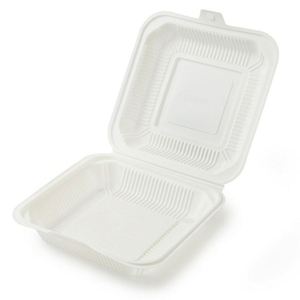 Boîte en plastique d'amidon de maïs pour livraison de poulet frit à emporter, impression personnalisée, vente chaude - Product Image 1