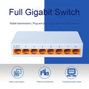 Commutateur PoE 8 ports Gigabit de qualité industrielle, module de communication Ethernet, vente directe usine, commutateurs réseau FTTH PoE Gigabit - Product Image 3