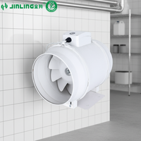 Extracteur d'air rond personnalisé de 310 mm, puissant, avec conduit, prix d'usine
