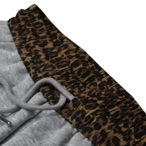 Pantalon de jogging décontracté ample pour homme, style streetwear hip-hop, avec broderie unie, coupe large, imprimé croisé au milieu et ourlet réglable - Product Image 6