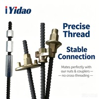 Wholesale High Tensile Thread Bar D15 D20 PSB830 Tie Rod System with Nuts and Couplers for Foundation Pit Support