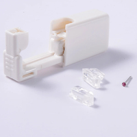 1pcs Kit de pistolet de perçage d'oreille de sécurité jetable Désinfecter la machine à percer les boucles d'oreilles de sécurité Outil de perçage pour le nez et le corps