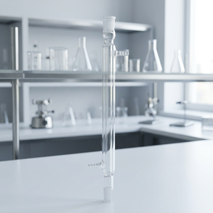 Tubo Condensador de Vidrio para Laboratorio MAYALAB con Brazo Lateral y Junta Esmerilada para Evaporador Rotatorio, Vacío de 0.095Mpa y Precisión de 1.0C - Product Image 1