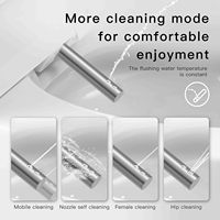 Moderne Wc Intelligente Wc Langwerpig Eendelig Geavanceerde Bidet Multifunctionele Afstandsbediening Automatisch Smart Toilet Met Bidet