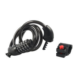 Bicycle <b>Lock</b> 120 Cm Steel <b>Cable</b> 5 Digit Combination Durable For Bike - Product Image 3