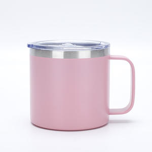 Cadeau de mariage pour l'anniversaire 2026, tasse à café de voyage en acier inoxydable isolée sous vide personnalisée de 12 oz ou 14 oz, avec couvercle et gravure au laser - Product Image 6