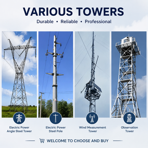 Torre in Acciaio Angolare PLS CADD Professionale per Trasmissione di Energia, Torre a Traliccio in Acciaio per Progetti Energetici Nazionali - Product Image 3