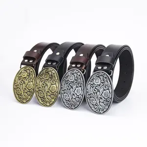 Hebillas de cinturón de aleación de zinc de acero inoxidable de latón y cobre personalizadas de metal con logotipo personalizado de fabricantes para hombres