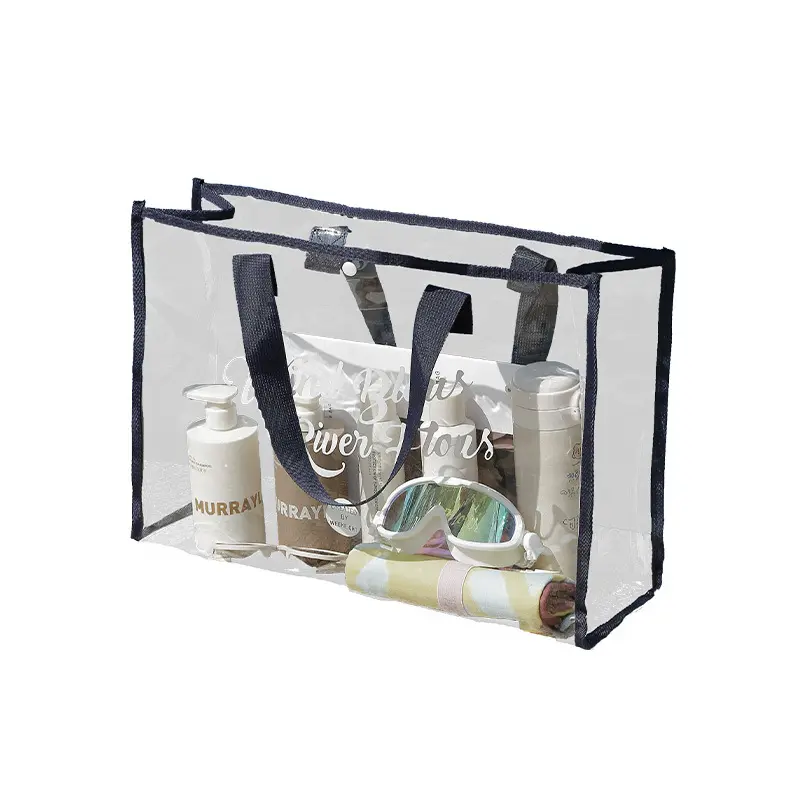 Bolsas de maquillaje cosmético de plástico transparente a prueba de agua DS2294, organizador de embalaje transparente, neceser de viaje, bolsas de viaje transparentes grandes