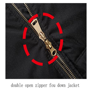 Hengda nhà máy customizedzipper răng hai cách mở <span class=keywords><strong>6</strong></span> inch tách dây kéo Poly Băng #5 bạc dây kéo hai cách mở kết thúc - Product Image 6