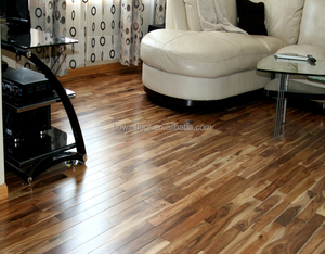Plancher de bois dur d'acacia de couleur naturelle de la route de tabac pour des chambres à coucher d'entrepôts - Product Image 2