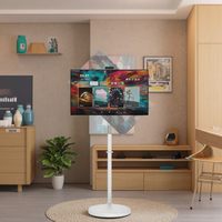 Venta al por mayor 27 pulgadas Android Gaming TV 4 + 64GB Almacenamiento LED Retroiluminación Blanco 1080p HDTV Soporte portátil para Esports Streamers