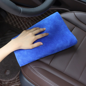Microfiber <b>Car</b> Wash Towel 30x40cm Blue 400g Absorbent Cleaning Cloth For Auto <b>Interior</b> Detailing - Product Image 1