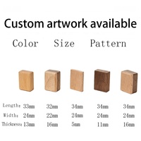 Tuiles de Mahjong en Bois Personnalisées, Motif/Taille Personnalisés, Gravure Double Face/Impression UV, Bois Multi-Sortes, 2 Couches, pour Jeux et Cadeaux
