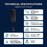 Traceur GPS Beidou 2G OEM/ODM personnalisable, mini-appareil en temps réel avec application Android et gestion de flotte sur PC pour la sécurité des véhicules 1