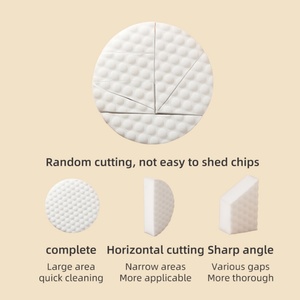 2 Set Magic <b>Sponge</b> Magical Circular Nano <b>Sponge</b> Kitchen <b>Eraser</b> 2pcs Per Pack Easy Washing Kitchen Cleaning Magic <b>Sponge</b> - Product Image 6