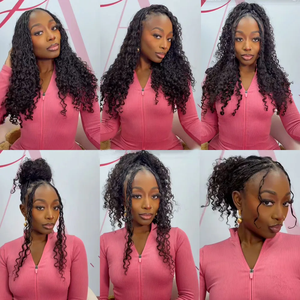 <span class=keywords><strong>Capelli</strong></span> Umani Ricci Birmani con Nodi Miracolosi per Intrecciare <span class=keywords><strong>Trecce</strong></span> Boho, Estensioni 100% <span class=keywords><strong>Capelli</strong></span> Umani - Product Image 4