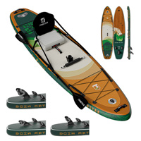 ITAOSTAR 12'x35"x6" 2026 Nouvelle Arrivée Planche de Paddle Gonflable de Pêche Extra Large 5 Ailerons Portable pour Lacs