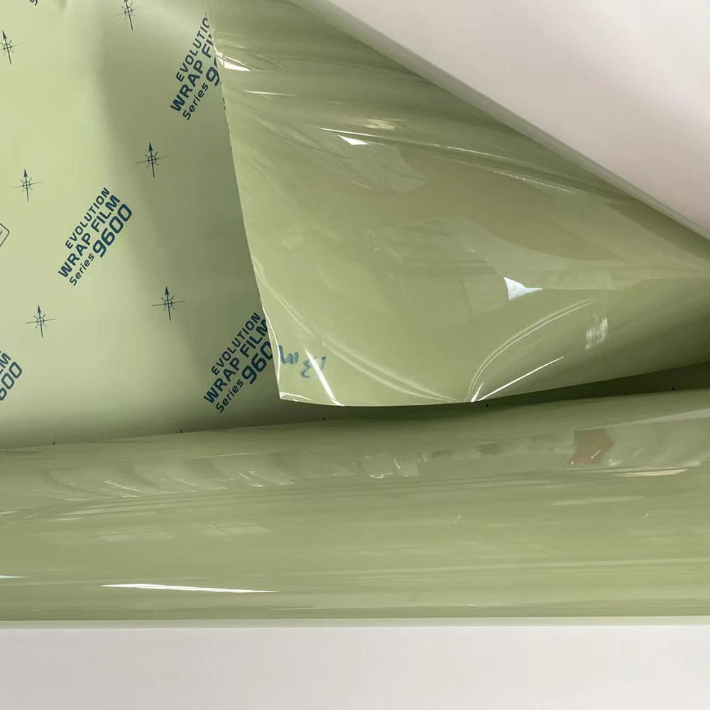 สีเขียวมะนาวคริสตัลเงา