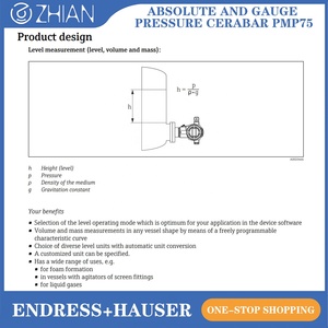 Sello de Diafragma Original E+H Endress+Hauser Cerabar PMP75 400.C Higiénico 3A EHEDG para Alimentos y Farmacéutica HART - Product Image 2