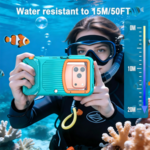 Étui ShellBox universel de luxe étanche pour té<span class=keywords><strong>l</strong></span>éphone, housse de plongée sous-marine à 15 m pour té<span class=keywords><strong>l</strong></span>écommande, pour la plongée avec tuba - Product Image 4