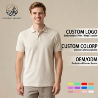 Polo 220 g/m² Luxe discret 100 % coton piqué Logo personnalisé