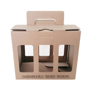 Caja de Cartón Personalizada para Viajes Fáciles, Porta Botellas de Cerveza para 6 Unidades, Caja para Seis Cervezas - Product Image 3