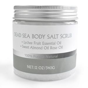 Gommage doux pour le visage aux extraits purs de sel de la Mer Morte, gommage corporel unique blanchissant et hydratant, ensemble exfoliant pour hommes et femmes - Product Image 1